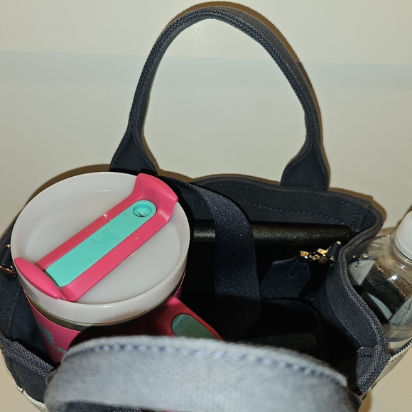 Kate Spade Black and Cream Canvas Tote - Picture 3 of 16